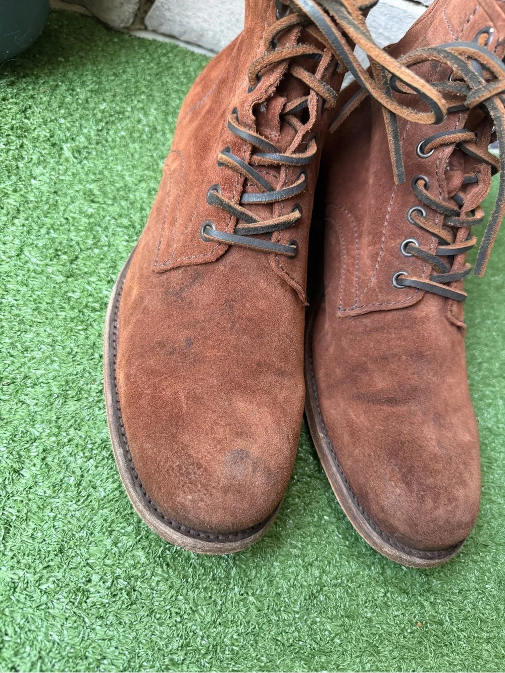 Frye suede leather